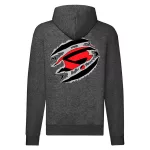 tmavosivý svetre s kapúčou s logom beloruska