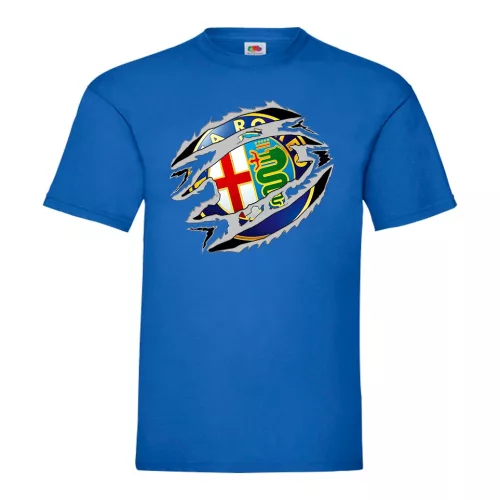 modré tričko alfa romeo