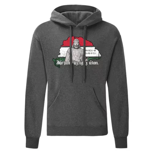 svetre s klokaními vreckami v poďme po správnej ceste (tmavošedá)