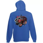 mtz 82 detský sveter na zips - modrý