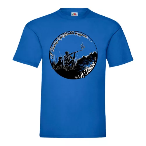 najbezpečnejšia zbraň lovca... modrá košeľa