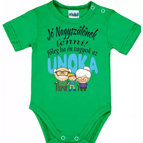 je dobré byť starým rodičom! detské body chlapčenské zelené