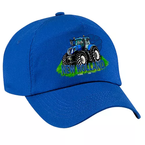 modrá látka new holland detská baseball čiapka