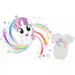 body pre bábätká poníka