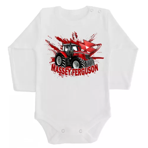 massey ferguson body pre bábätká dlhý rukáv