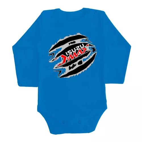 isuzu d-max modrá dlhý rukáv dojčenské body