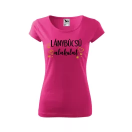 ružové tričko v tvare rozlúčky