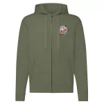 mg zips zelená mikina