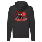 massey ferguson čierna mikina na zips