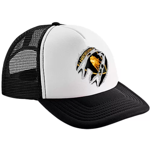 čierno biela ​​baseball čiapka lamborghini