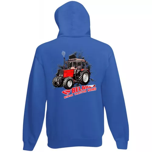 mtz 892 detský sveter na zips - modrý