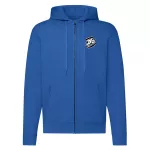 modry sveter s mikinou s logom mtz