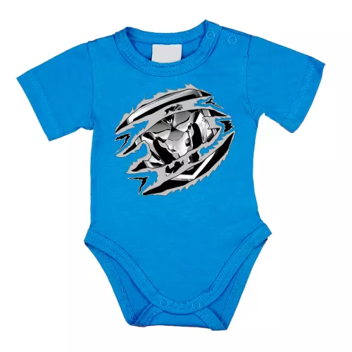 dodge ram modrá body s krátkymi rukávmi