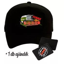 claas dominator čierna vymeniteľná baseballová čiapka