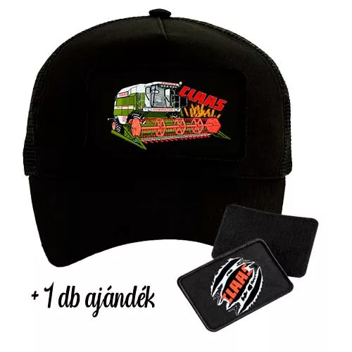 claas dominator čierna vymeniteľná baseballová čiapka