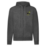 claas mikina s kapucňou na zips tmavošedá