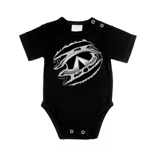 bojčenské telo infiniti čierna s krátkym rukávom