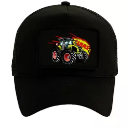 claas axion čierna vymeniteľná baseballová čiapka