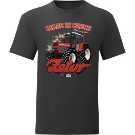 tričko zetor 10245 čierne traktor