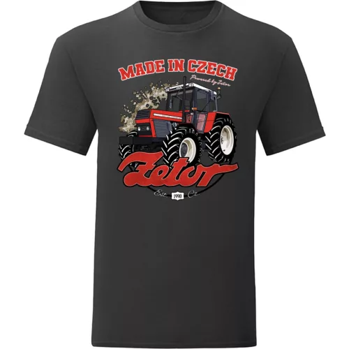 tričko zetor 10245 čierne traktor