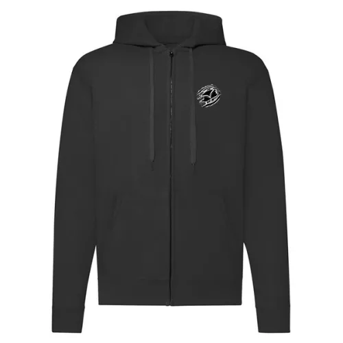 mazda zips čierna mikina