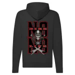 no bike no life motorcycle mikina na zips, čierna