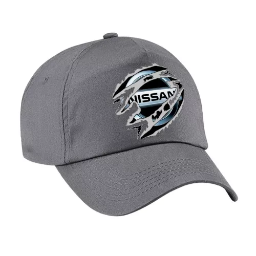 sivá látka baseball čiapka nissan