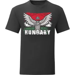tričko s turul hungary (čierny)
