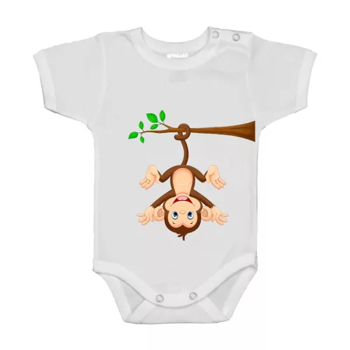 opice biely body pre bábätká