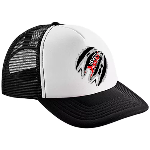 čiernobiela ​​baseball čiapka isuzu