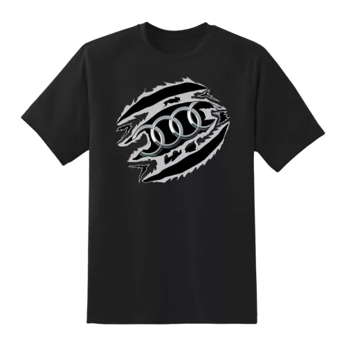 audi čierne tričko