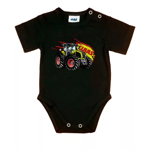 claas axion body pre bábätká čierna krátky rukáv