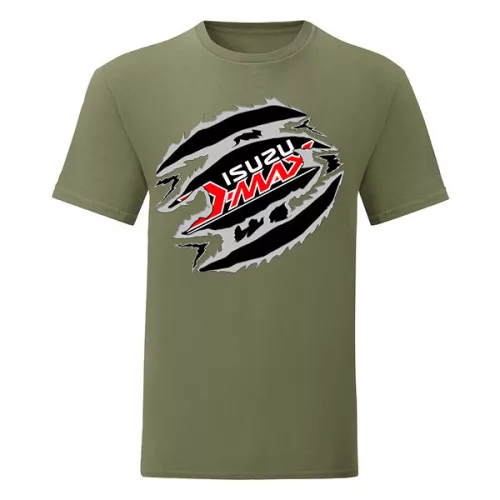 zelené tričko isuzu d-max