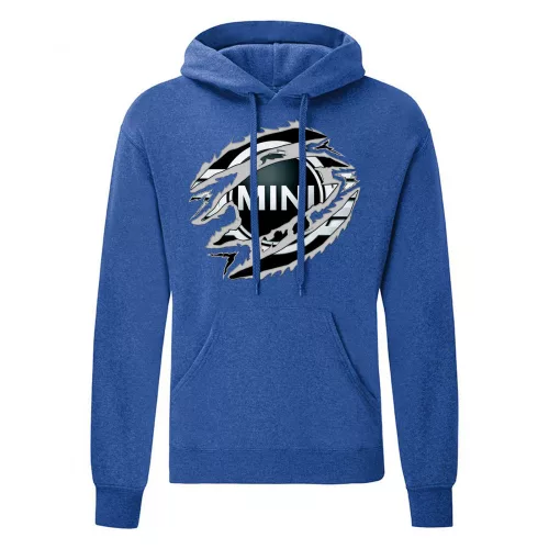 mini modrá mikina
