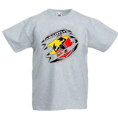 detské tričko abarth sivá
