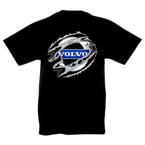 detské tričko volvo čierna