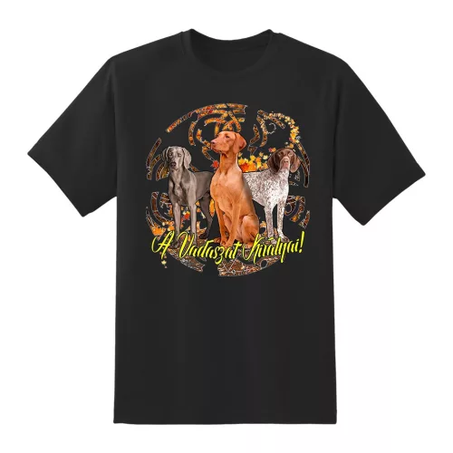 čierne tričko kráľov poľovníctva