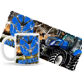 new holland tractor hrníček