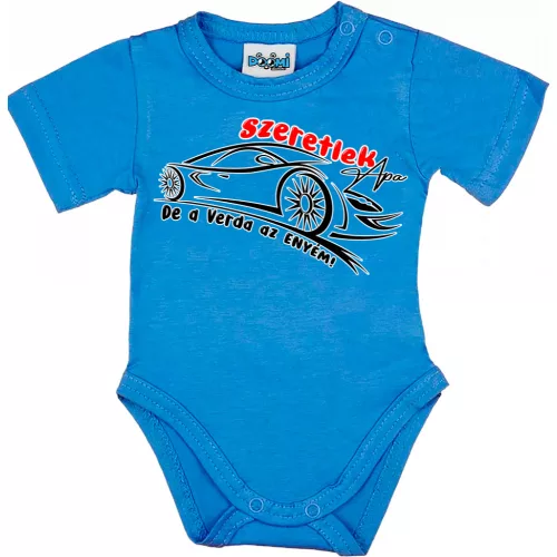 ľúbim ťa ocko, ale verda je moja! detské telové modré