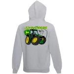 detský sveter na zips jd - sivý