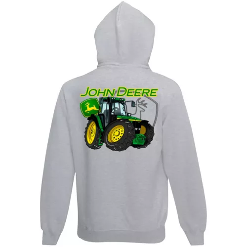detský sveter na zips jd - sivý