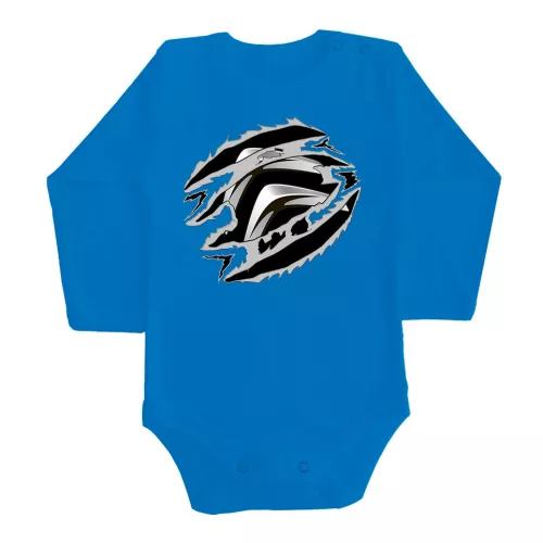 citroen modrá dlhý rukáv dojčenské body