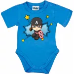 superhero body pre bábätká červené