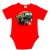 malý dutra (ue28) detské telo červené krátky rukáv