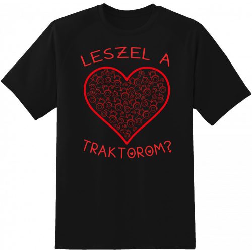 budete mojom traktorom? čierne tričko s krátkym rukávom