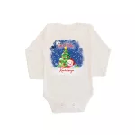 merry christmas body pre bábätká dievča dlhý rukáv