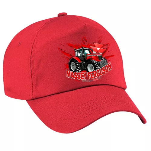 červená látka massey ferguson baseballová čiapka