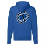 modrá mikina na zips s logom new holland