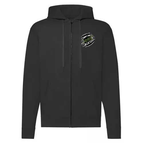 čierna jeep mikina na zips
