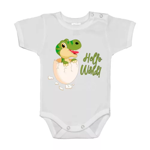 little chlapec biely bábätká telo s dinosom